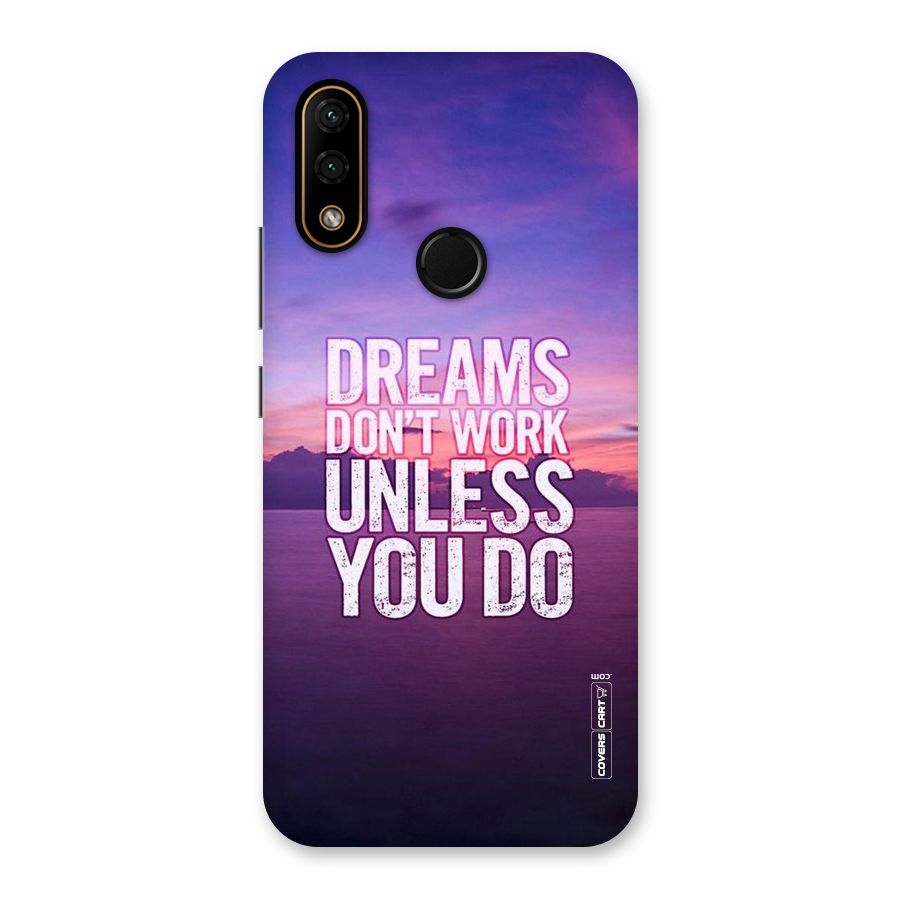 Dreams Work Back Case for Lenovo A6 Note