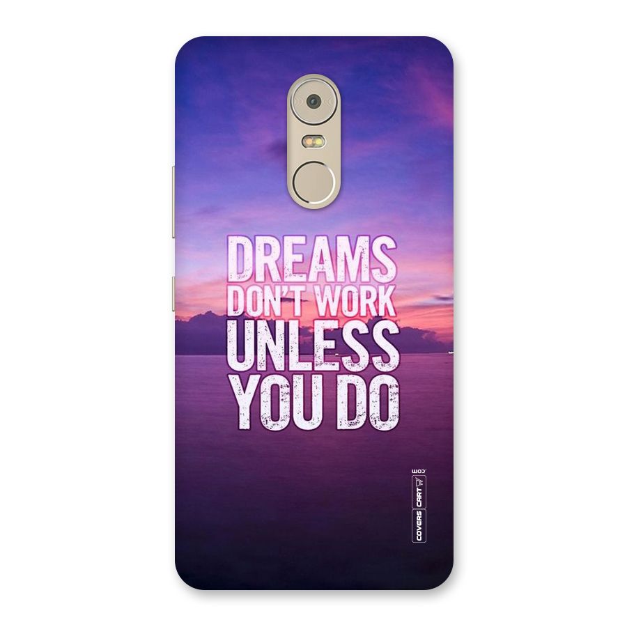 Dreams Work Back Case for Lenovo K6 Note