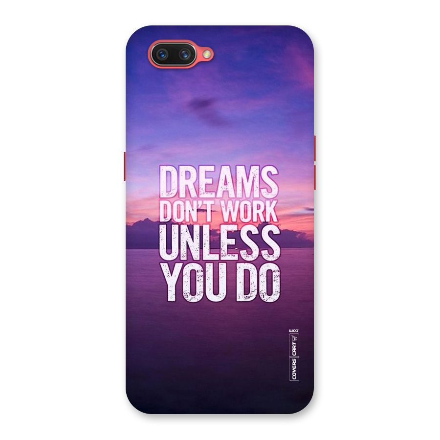 Dreams Work Back Case for Oppo A3s