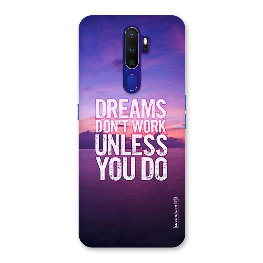 Dreams Work Back Case for Oppo A9 (2020)