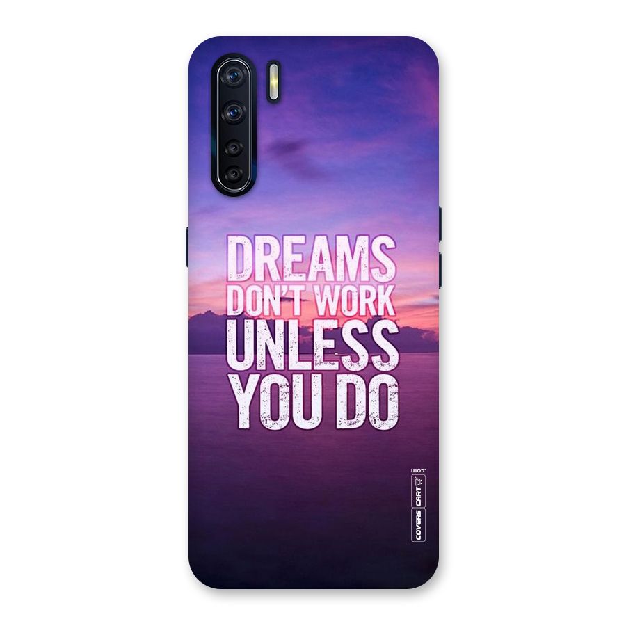 Dreams Work Back Case for Oppo F15