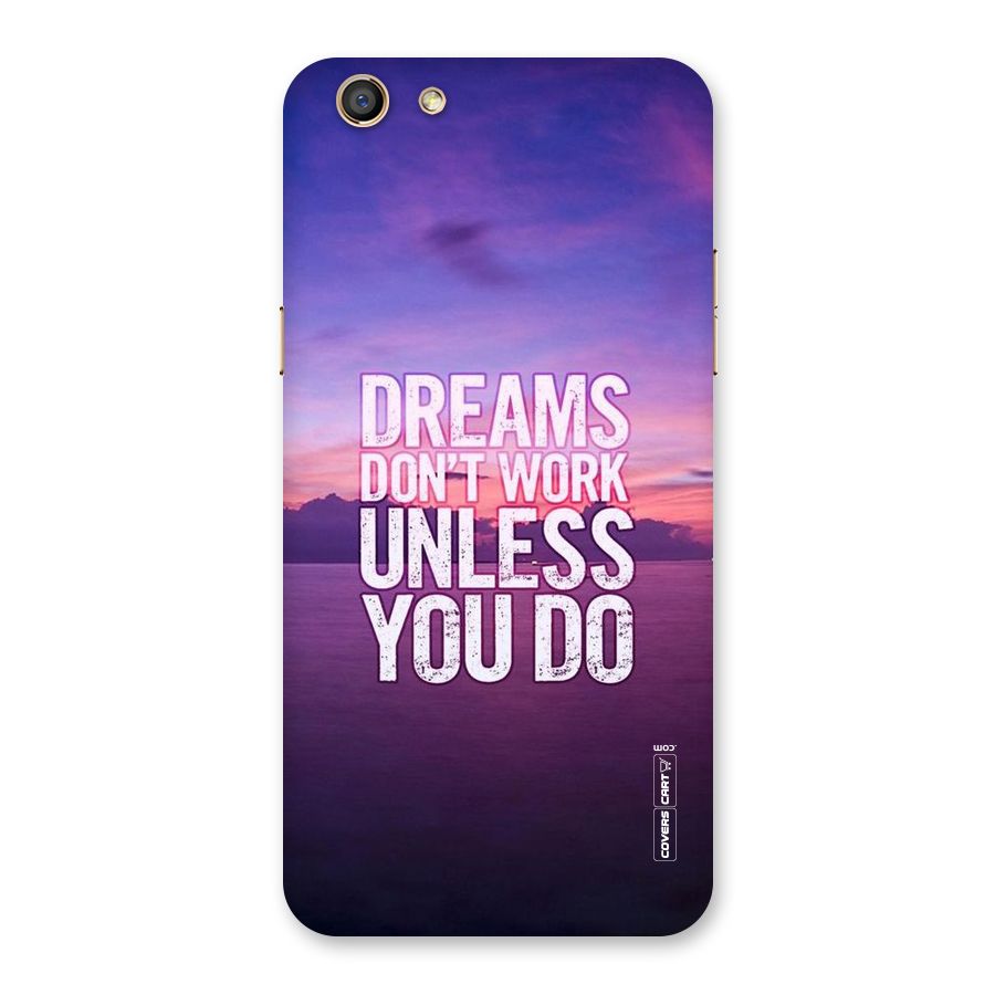 Dreams Work Back Case for Oppo F3