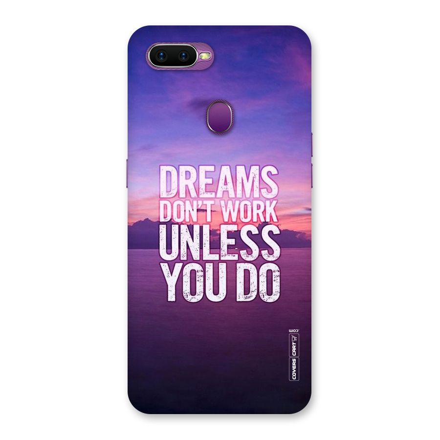 Dreams Work Back Case for Oppo F9