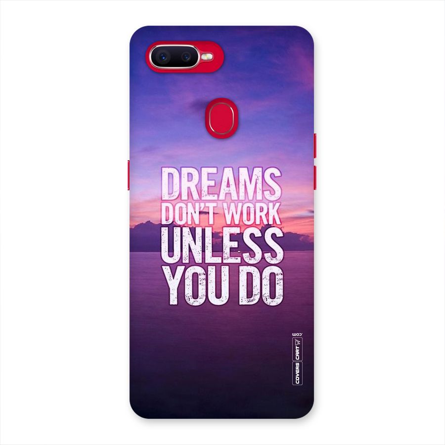 Dreams Work Back Case for Oppo F9 Pro