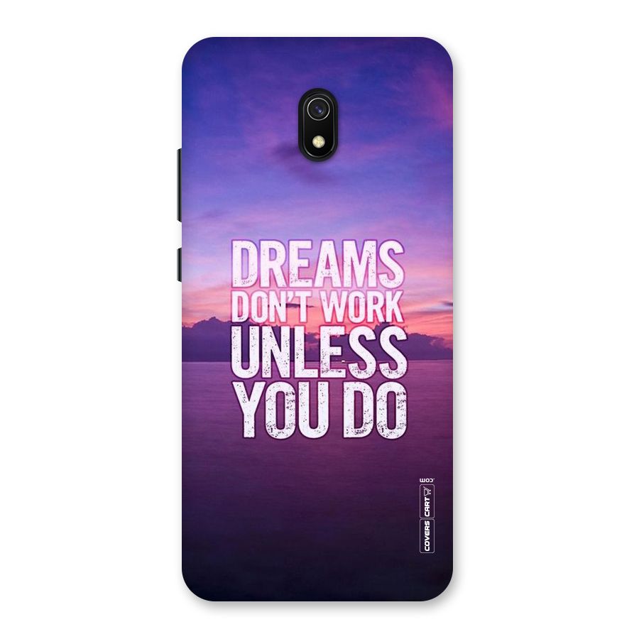 Dreams Work Back Case for Redmi 8A