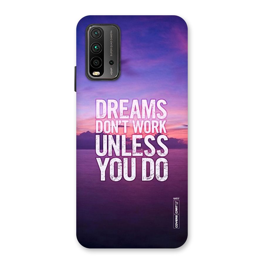 Dreams Work Back Case for Redmi 9 Power