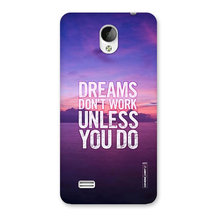 Dreams Work Back Case for Vivo Y21