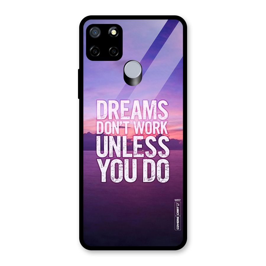 Dreams Work Glass Back Case for Realme Narzo 20
