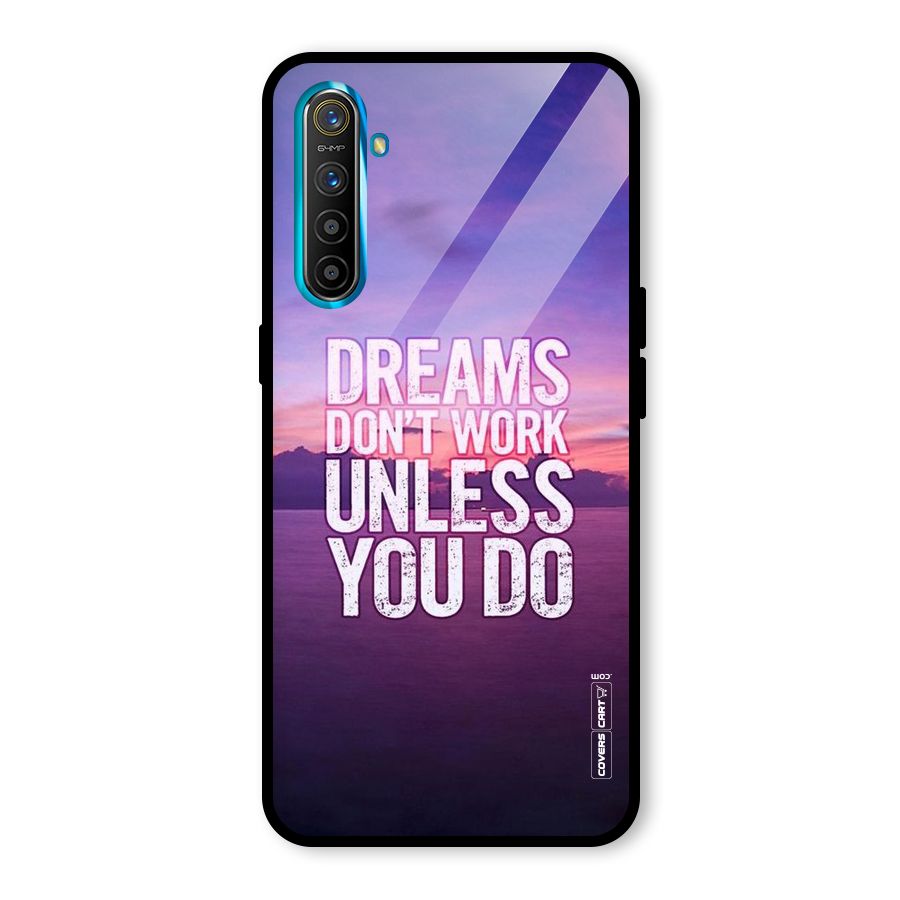 Dreams Work Glass Back Case for Realme X2