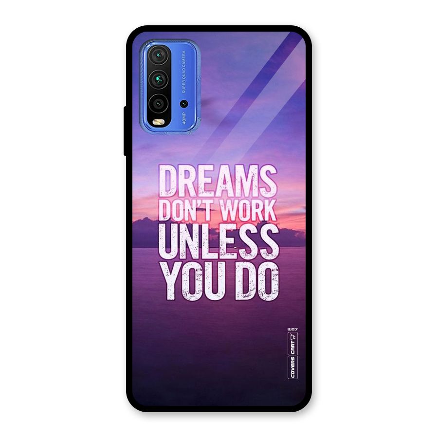 Dreams Work Glass Back Case for Redmi 9 Power