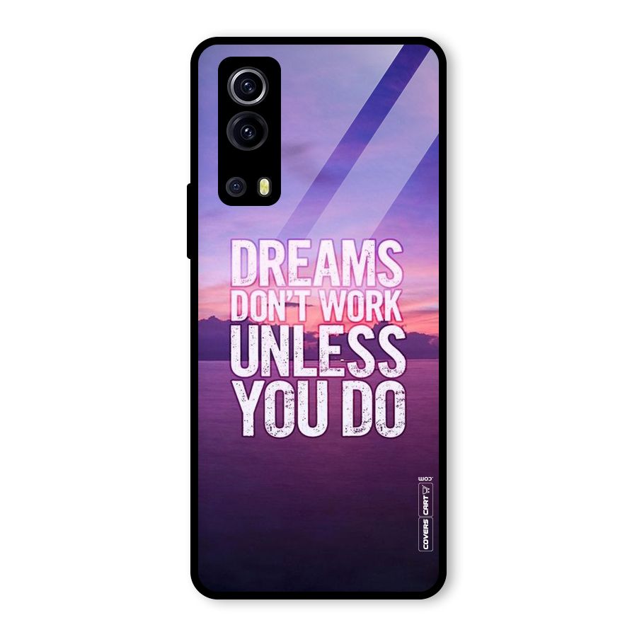 Dreams Work Glass Back Case for Vivo iQOO Z3