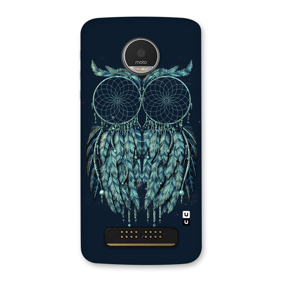 Dreamy Owl Catcher Back Case for Moto Z Play