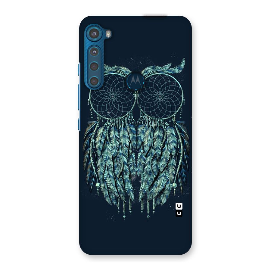 Dreamy Owl Catcher Back Case for Motorola One Fusion Plus