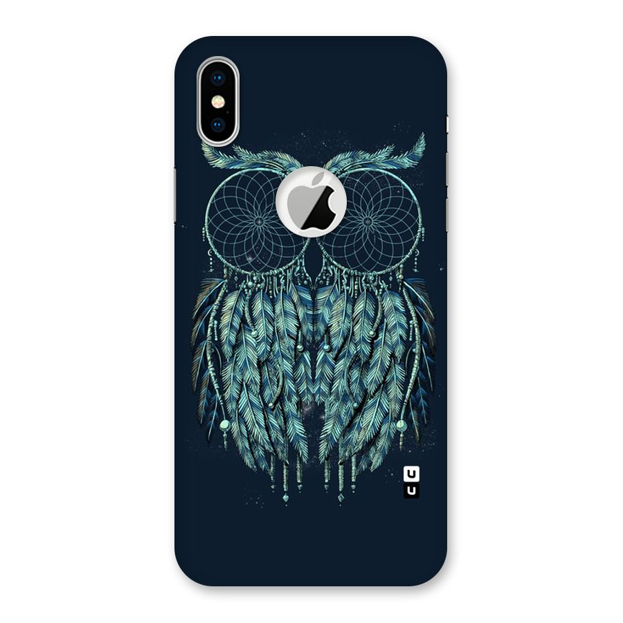 Dreamy Owl Catcher Back Case for iPhone XS Logo Cut