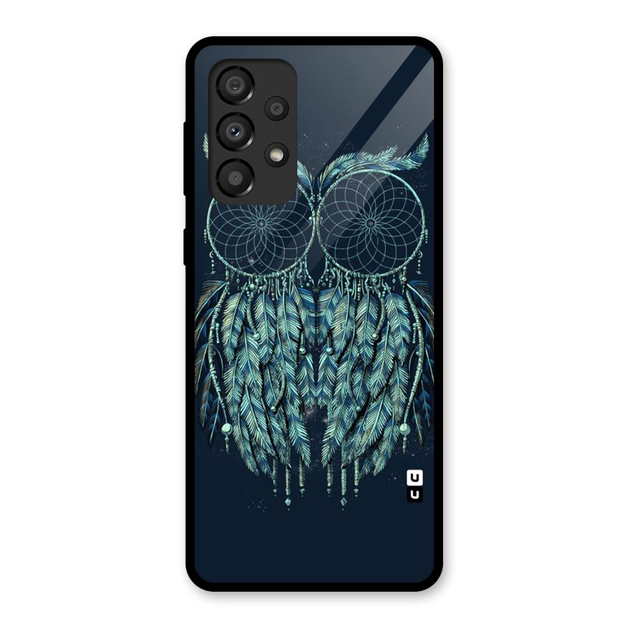 Dreamy Owl Catcher Glass Back Case for Galaxy A33 5G