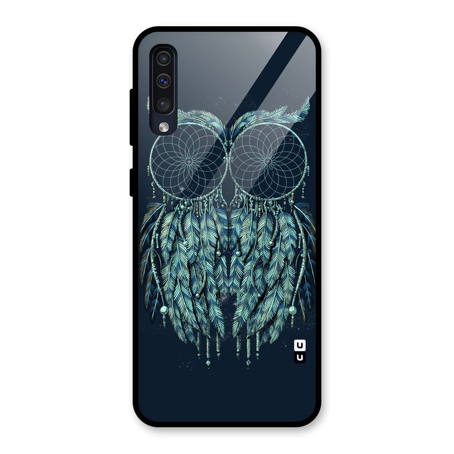 Dreamy Owl Catcher Glass Back Case for Galaxy A50