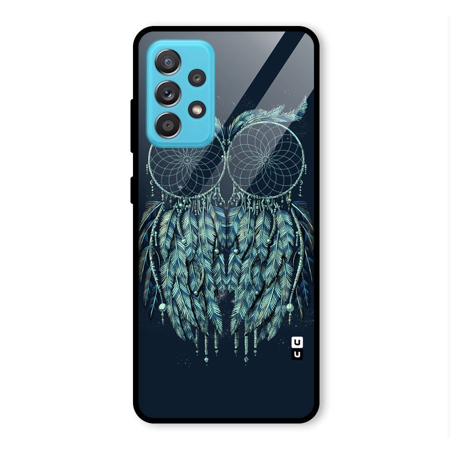 Dreamy Owl Catcher Glass Back Case for Galaxy A52