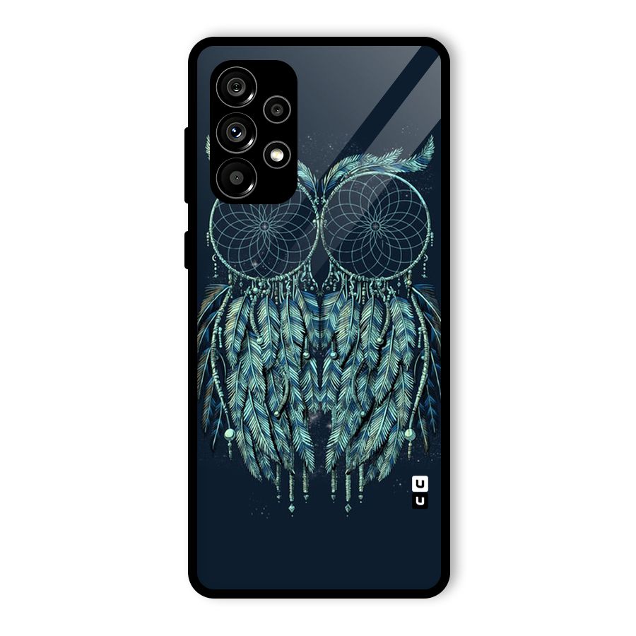 Dreamy Owl Catcher Glass Back Case for Galaxy A73 5G