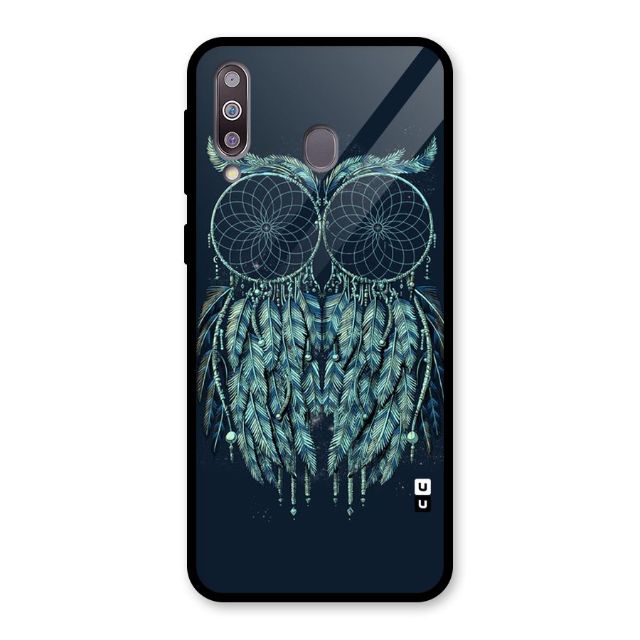 Dreamy Owl Catcher Glass Back Case for Galaxy M30