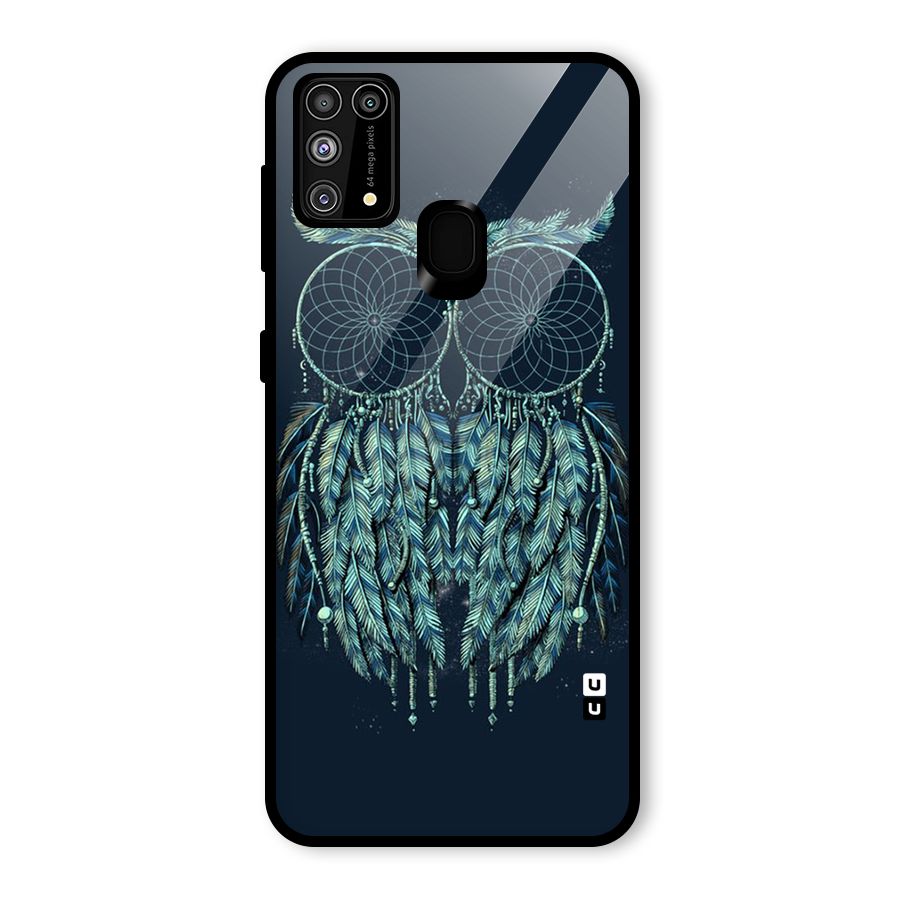 Dreamy Owl Catcher Glass Back Case for Galaxy M31