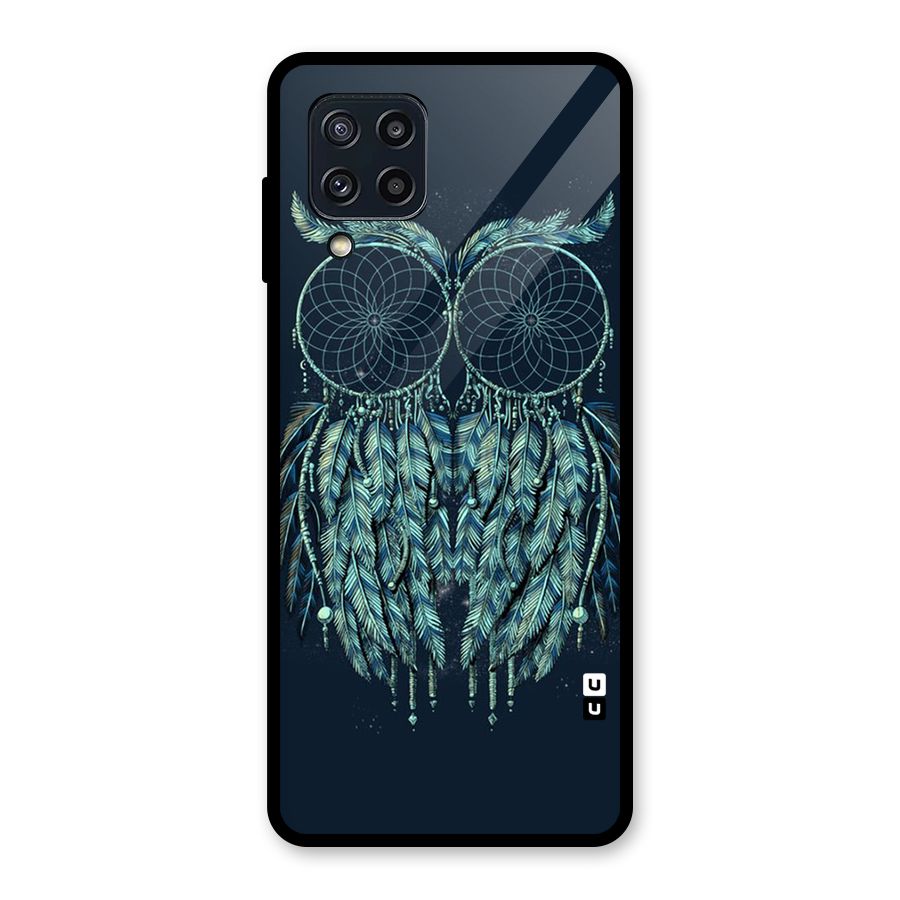 Dreamy Owl Catcher Glass Back Case for Galaxy M32