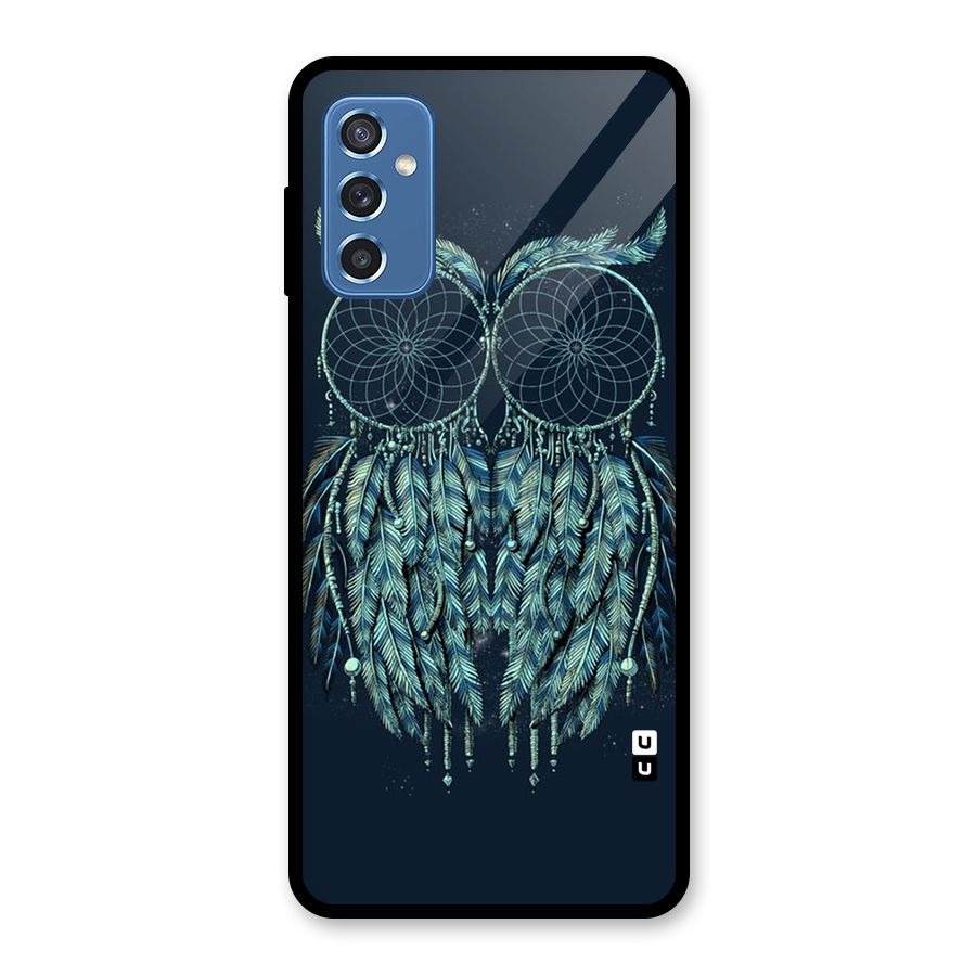 Dreamy Owl Catcher Glass Back Case for Galaxy M52 5G