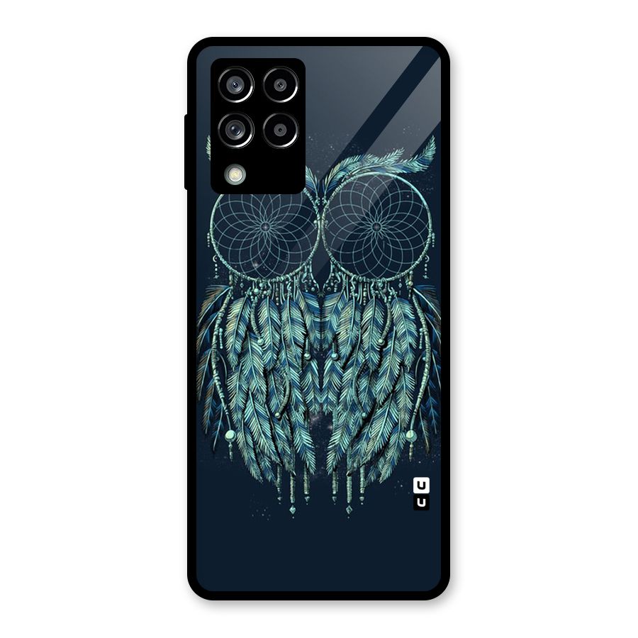 Dreamy Owl Catcher Glass Back Case for Galaxy M53 5G