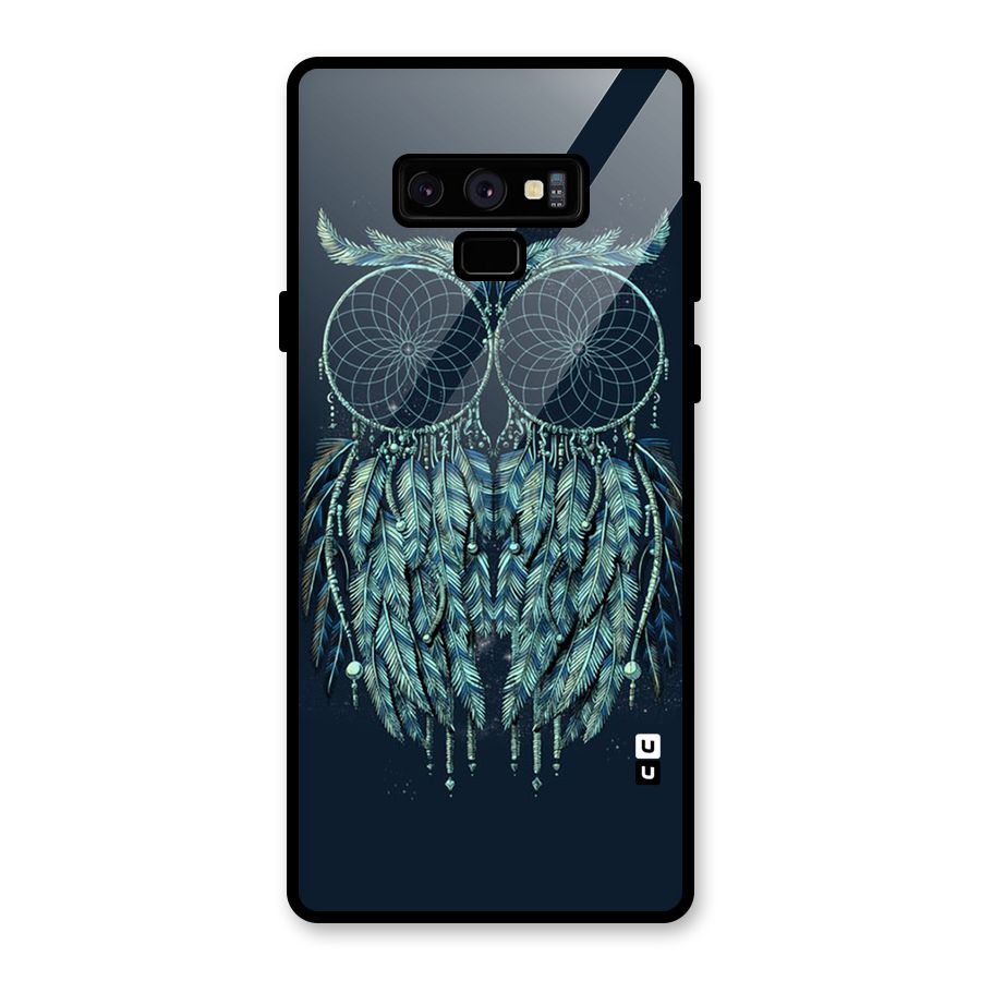 Dreamy Owl Catcher Glass Back Case for Galaxy Note 9