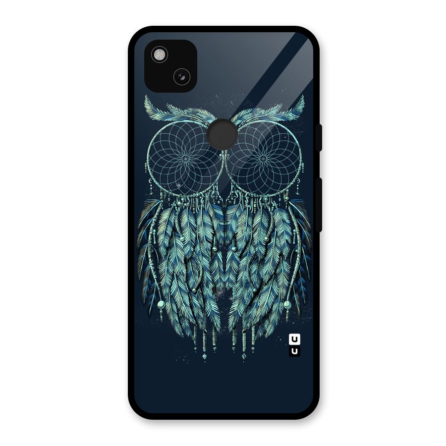 Dreamy Owl Catcher Glass Back Case for Google Pixel 4a