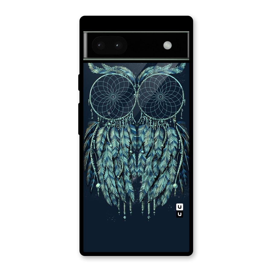 Dreamy Owl Catcher Glass Back Case for Google Pixel 6a