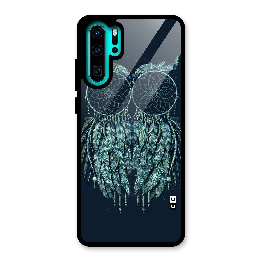 Dreamy Owl Catcher Glass Back Case for Huawei P30 Pro