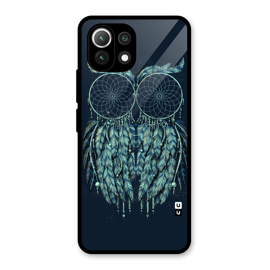 Dreamy Owl Catcher Glass Back Case for Mi 11 Lite NE 5G