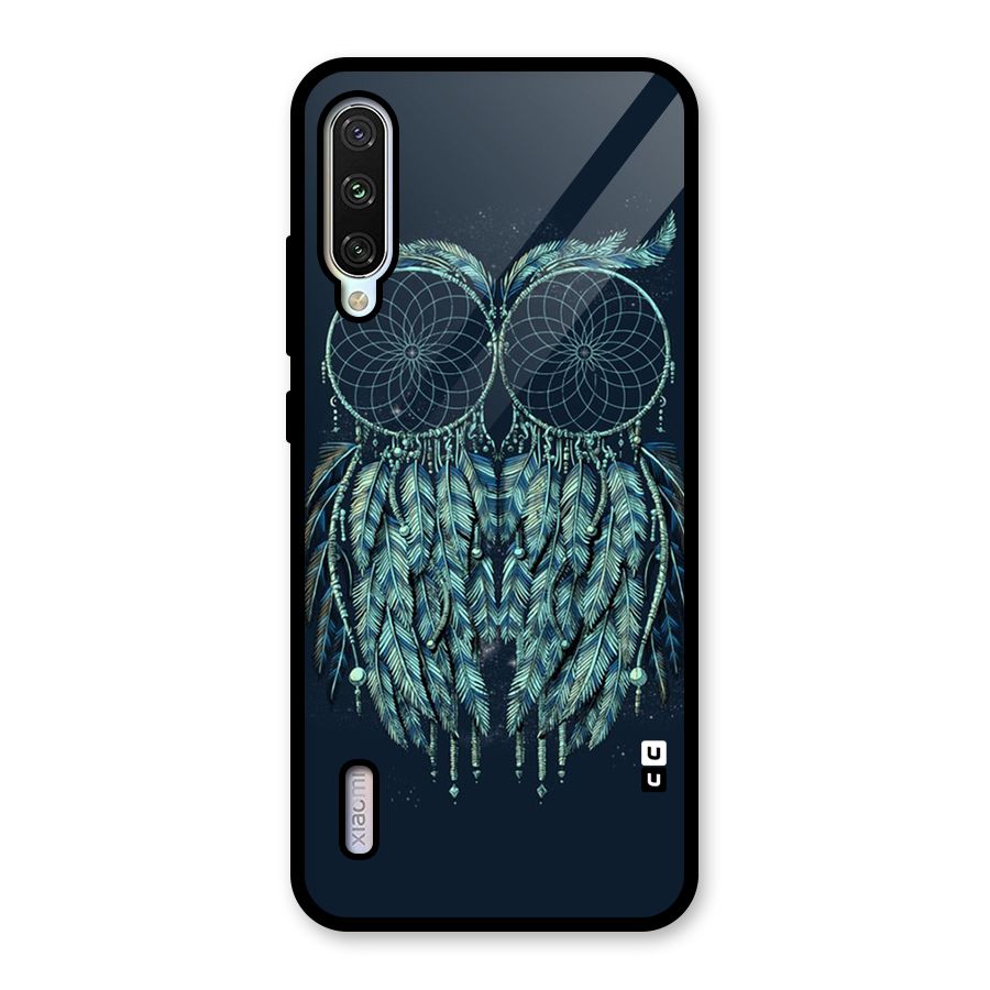 Dreamy Owl Catcher Glass Back Case for Mi A3