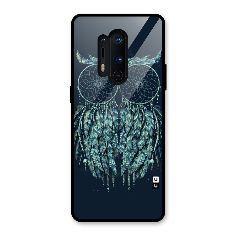Dreamy Owl Catcher Glass Back Case for OnePlus 8 Pro