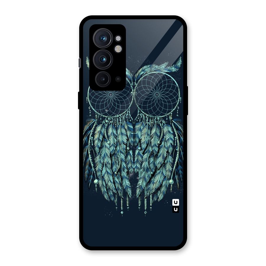 Dreamy Owl Catcher Glass Back Case for OnePlus 9RT 5G