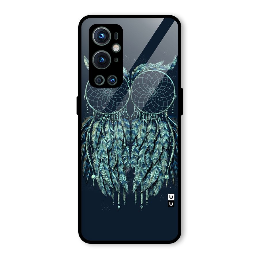 Dreamy Owl Catcher Glass Back Case for OnePlus 9 Pro