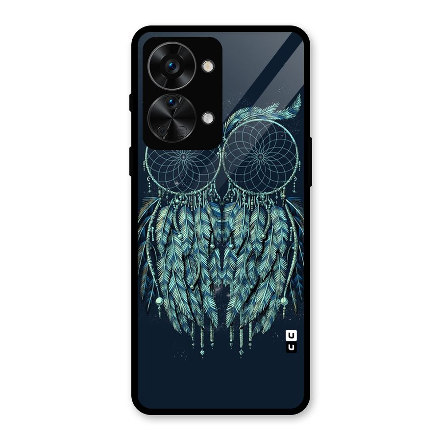 Dreamy Owl Catcher Glass Back Case for OnePlus Nord 2T
