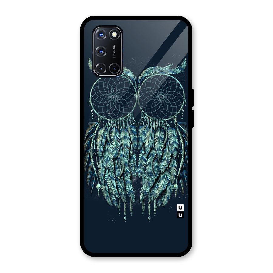 Dreamy Owl Catcher Glass Back Case for Oppo A52