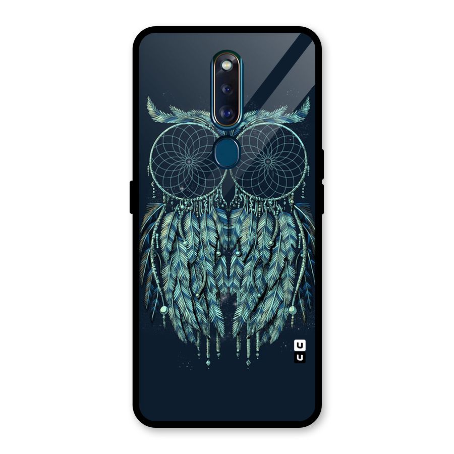 Dreamy Owl Catcher Glass Back Case for Oppo F11 Pro