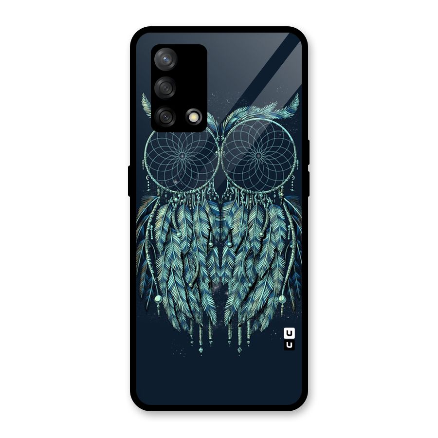 Dreamy Owl Catcher Glass Back Case for Oppo F19