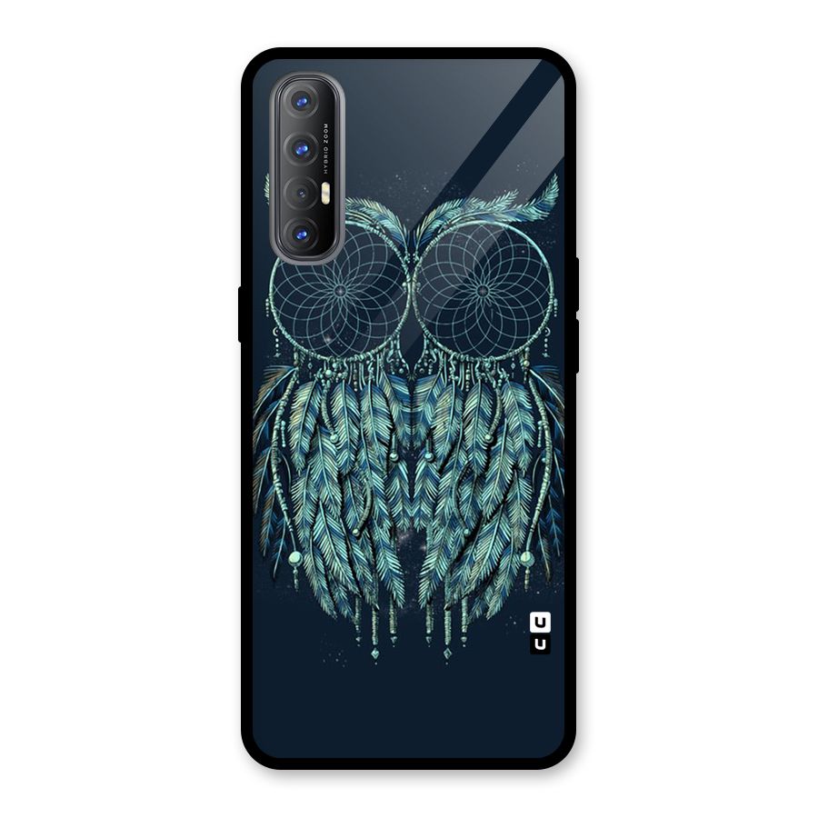 Dreamy Owl Catcher Glass Back Case for Oppo Reno3 Pro