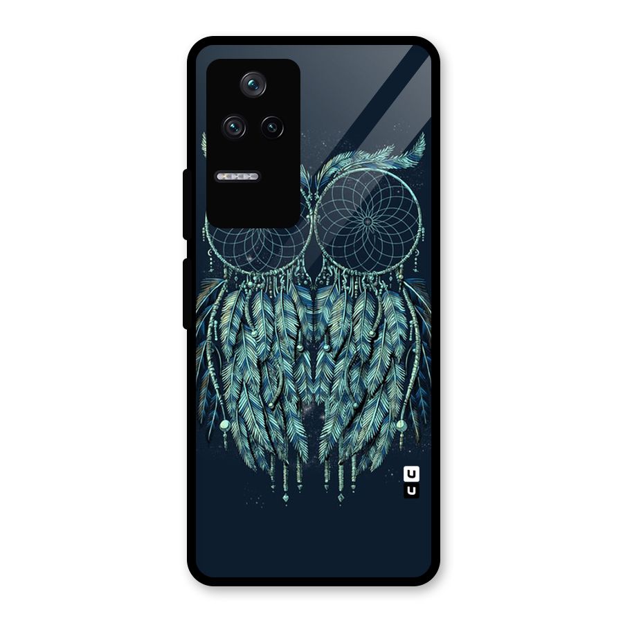 Dreamy Owl Catcher Glass Back Case for Poco F4 5G