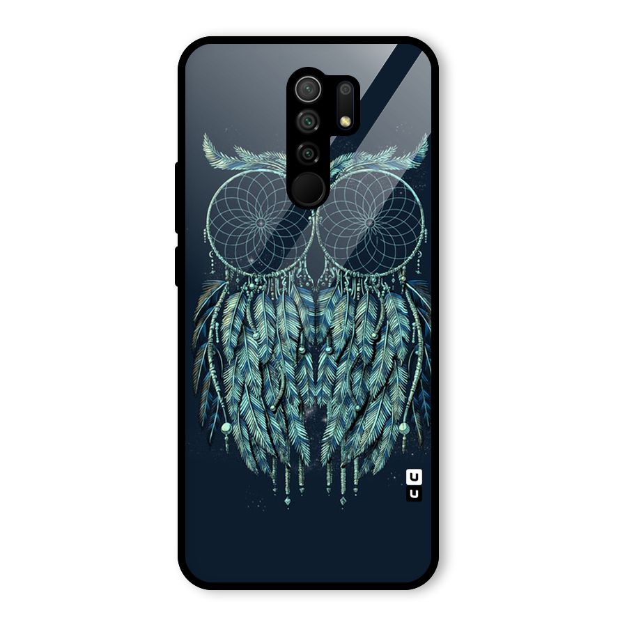 Dreamy Owl Catcher Glass Back Case for Poco M2