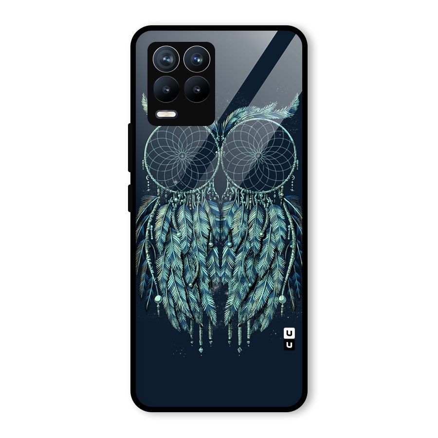 Dreamy Owl Catcher Glass Back Case for Realme 8 Pro