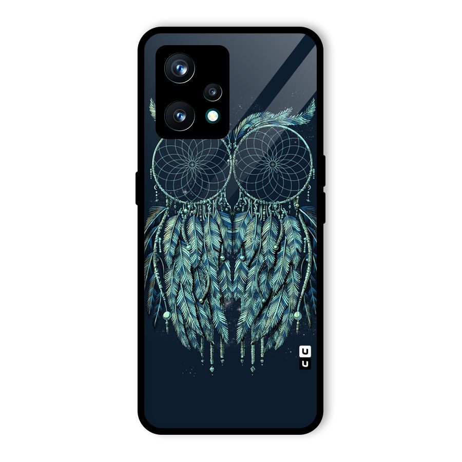 Dreamy Owl Catcher Glass Back Case for Realme 9 Pro Plus 5G