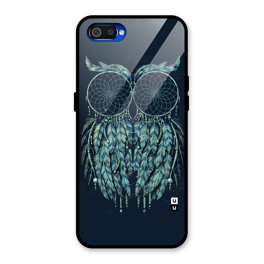 Dreamy Owl Catcher Glass Back Case for Realme C2