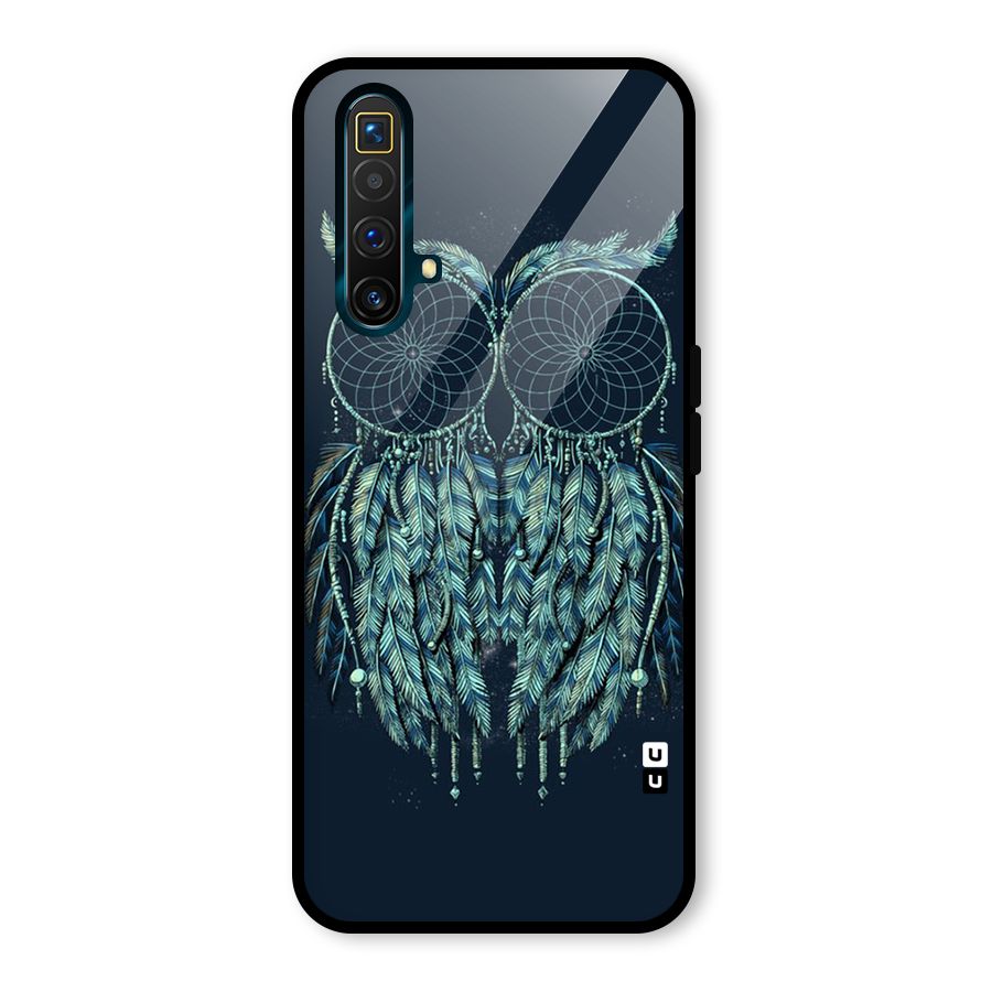 Dreamy Owl Catcher Glass Back Case for Realme X3