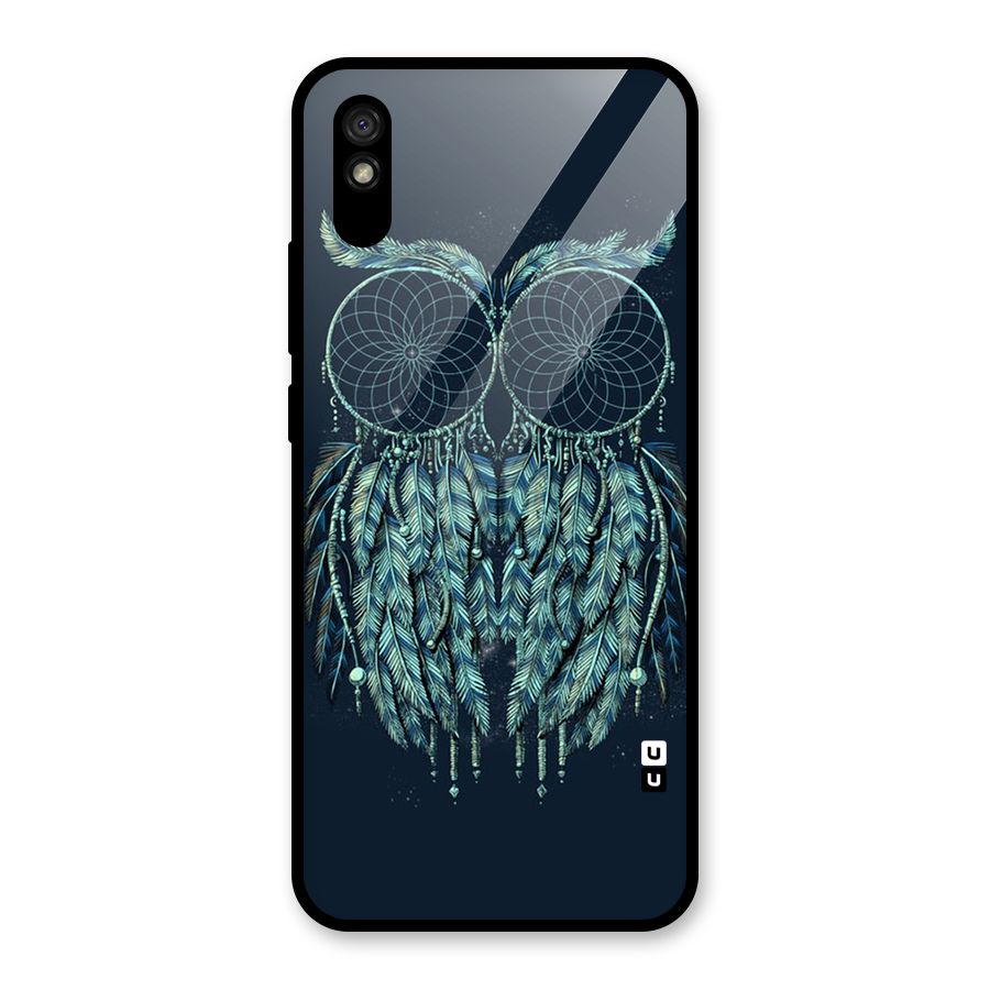 Dreamy Owl Catcher Glass Back Case for Redmi 9i