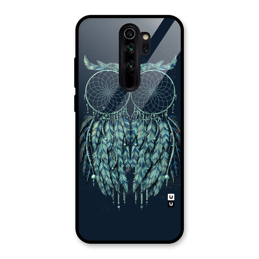 Dreamy Owl Catcher Glass Back Case for Redmi Note 8 Pro