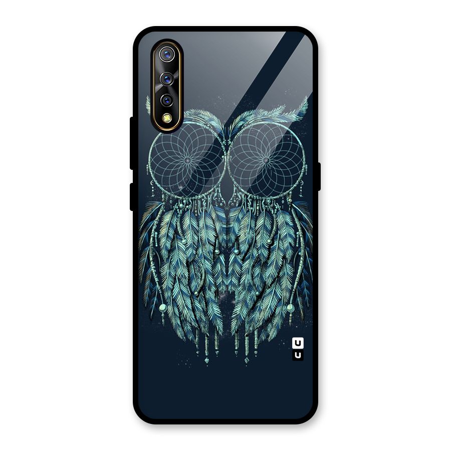 Dreamy Owl Catcher Glass Back Case for Vivo S1